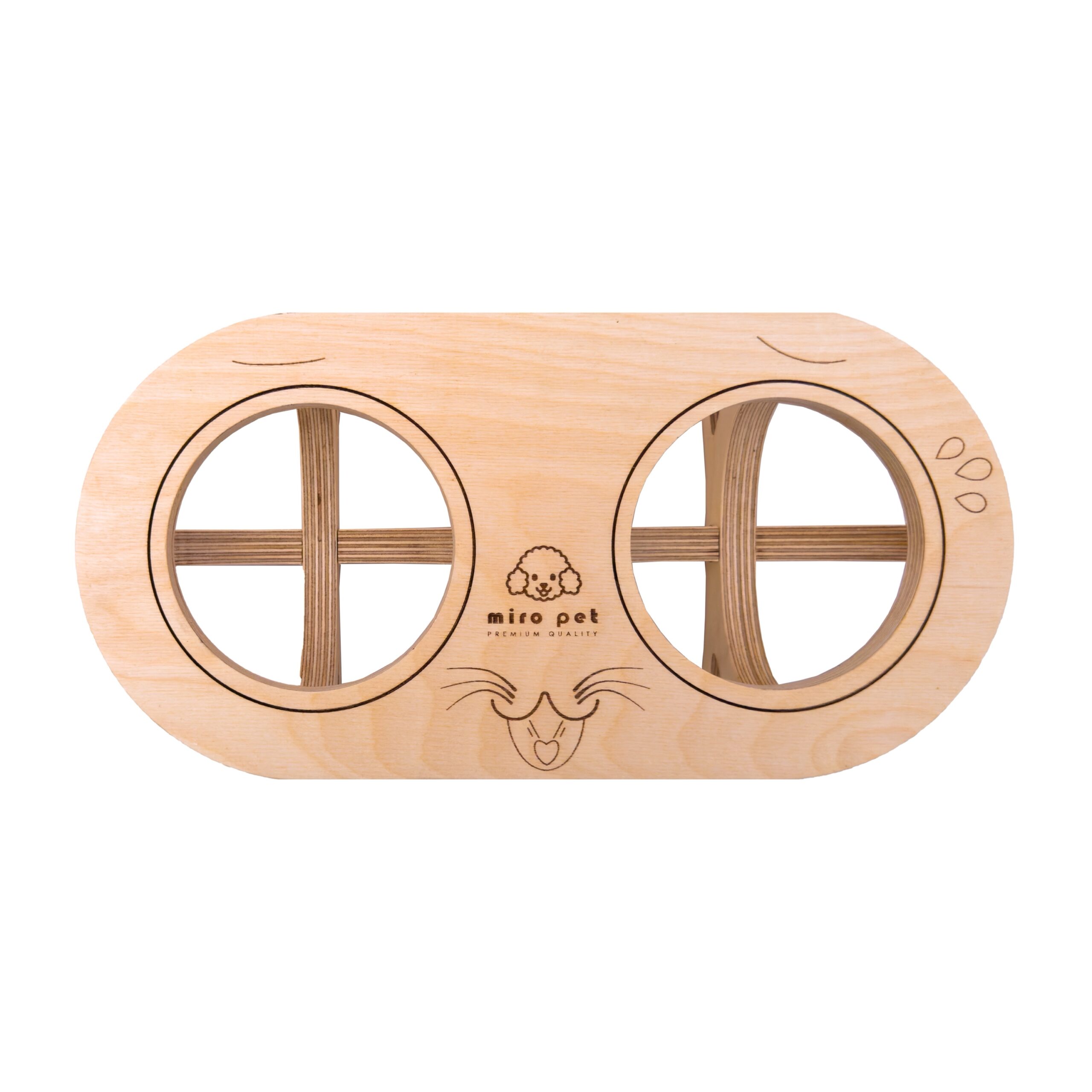 ظرف آب و غذا سگ و گربه میروپت مدل سیبیل - تصویر 3