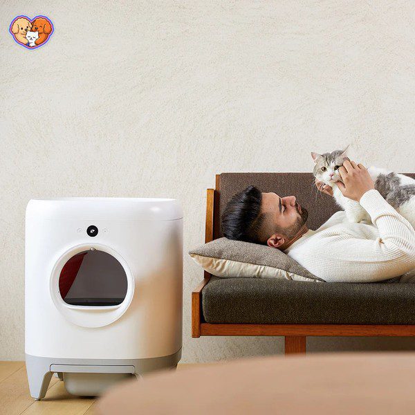 توالت اتوماتیک گربه PETKIT Pura X – هوشمند، بی‌بو - تصویر 4