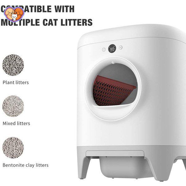 توالت اتوماتیک گربه PETKIT Pura X – هوشمند، بی‌بو - تصویر 3