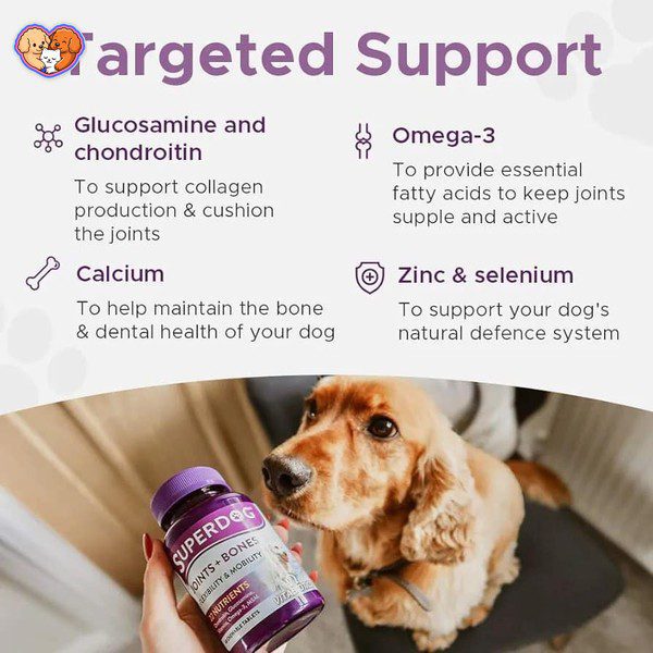 مکمل استخوان و مفاصل سگ Superdog - تصویر 3