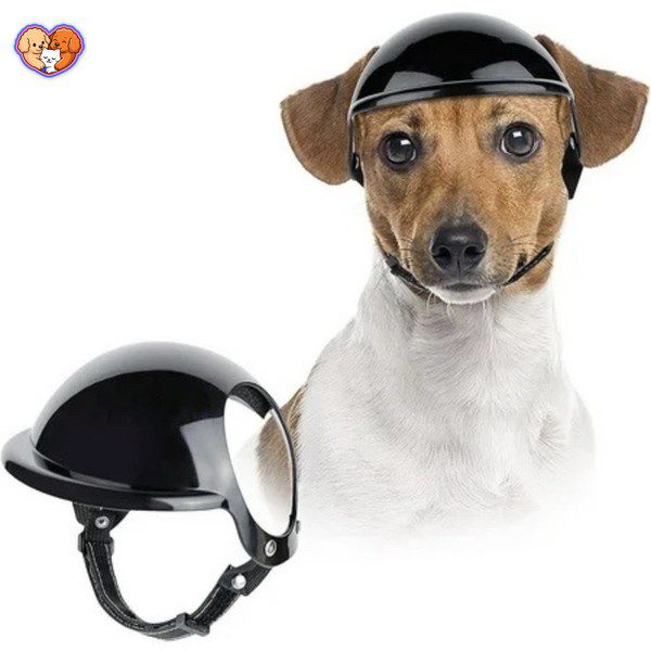 کلاه کاسکت سگ و گربه به همراه عینک مخصوص - تصویر 4