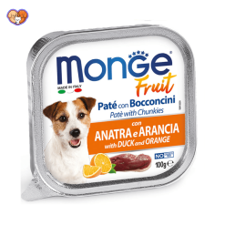 پته سگ با گوشت اردک و پرتغال