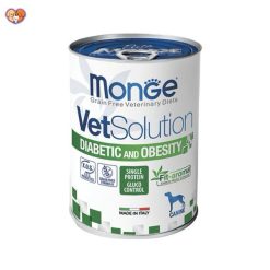 کنسرو درمانی سگ وت سلوشن مونژه مدل دیابت و کنترل وزن