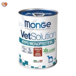 کنسرو درمانی سگ وت سلوشن مونژه مدل ضدحساسیت با پروتئین گوشت بره