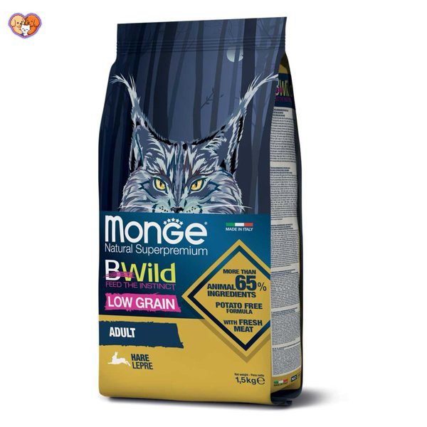 غذای خشک مونژه bwild گربه بالغ