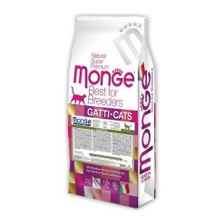 غذای خشک گربه بالغ مونژه سری پرورش‌دهندگان سنسیتیو با گوشت مرغ